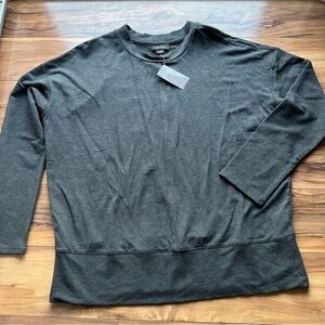 J. Jill gray long sleeve shirt M